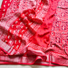 Linen Cotton Dabu Hand Block Blocks Print - Red BP