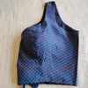 Cotton Polka Dots Blouse - Navy Blue