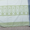 Cotton Lakkho Butti Contrast Border -Green