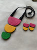 Handcrafted Terracotta Geometric Pendant Necklace Set