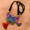 Handcrafted Butterfly Motif Multi-Colour Terracotta Set