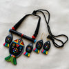 Handcrafted Fish Motif Terracotta Necklace Set