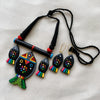 Handcrafted Fish Motif Terracotta Necklace Set