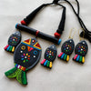 Handcrafted Fish Motif Terracotta Necklace Set