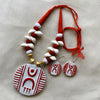 Handcrafted Lokhi Kaudi Shells Terracotta Necklace Set