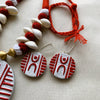 Handcrafted Lokhi Kaudi Shells Terracotta Necklace Set