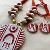 Handcrafted Lokhi Kaudi Shells Terracotta Necklace Set