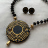 Midnight Eclipse Handcrafted Terracotta Necklace Set