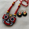 Jagannath Divine Terracotta Statement Necklace Set
