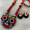 Jagannath Divine Terracotta Statement Necklace Set
