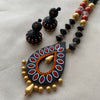 Noir Gulnaar Handcrafted Terracotta Necklace & Jhumka Set