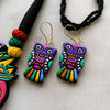 Handcrafted Owl Motif Multi-Colour Terracotta Set