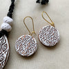 Minimalist Earthy Brown Geometric Terracotta Set