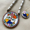Madhubani-Inspired Handcrafted Terracotta Jewellery Set